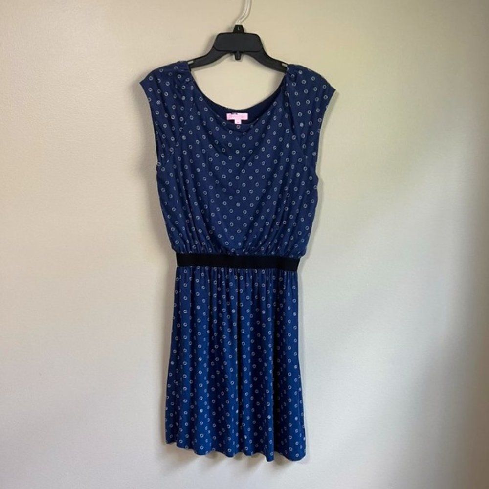 Lilly Pulitzer medium navy button dress